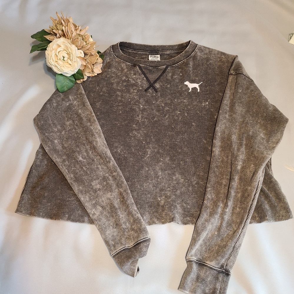 Acid wash Victoria Secret Crop